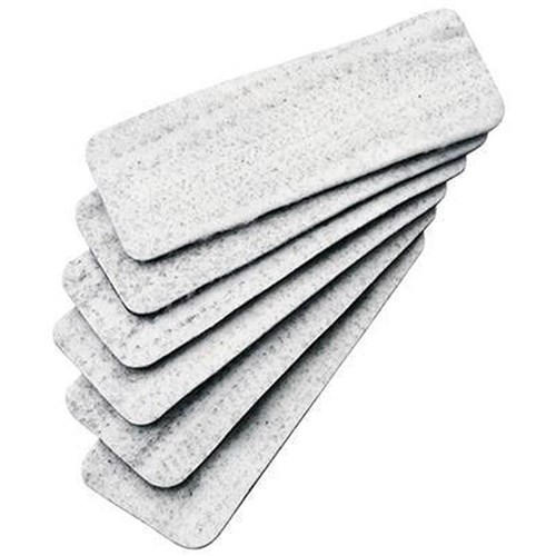 QUARTET MAGNETIC WHITEBOARD Eraser Refills White Pack Of 6